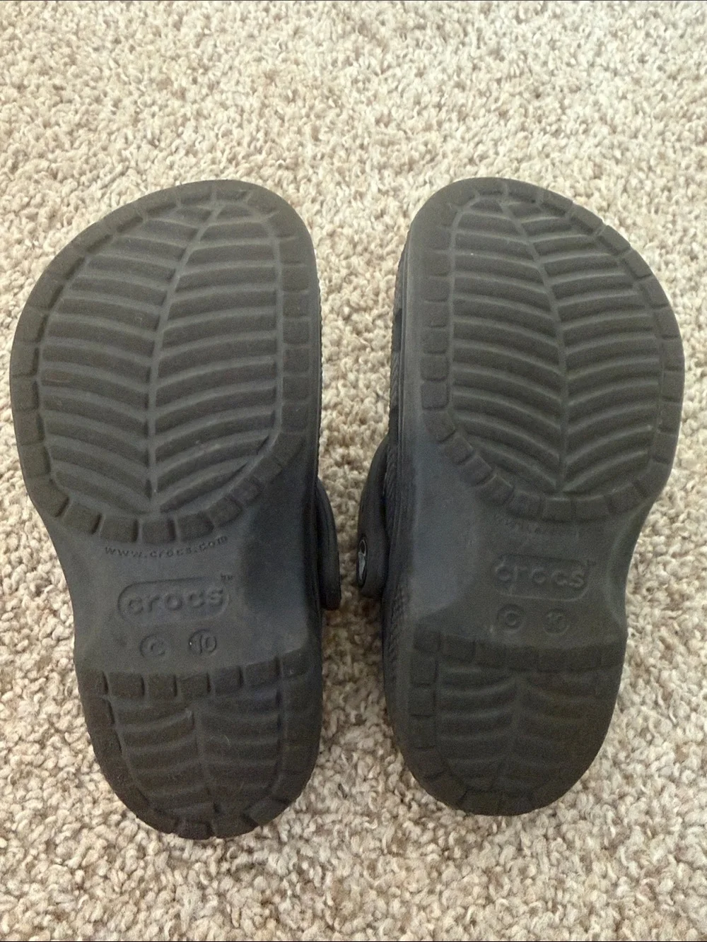 CROCS Kids Black Classic Clog Sandals
